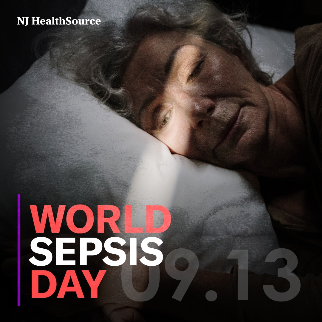 Woman laying in bed looking unwell with World Sepsis Day